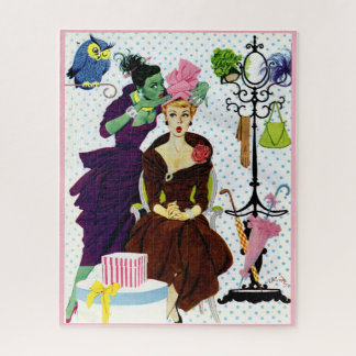 1956 Jealousy whispers into Gloria's ear Jigsaw Puzzle