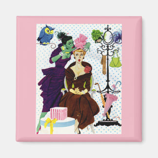 1956 Jealousy whispers into Gloria's ear Magnet