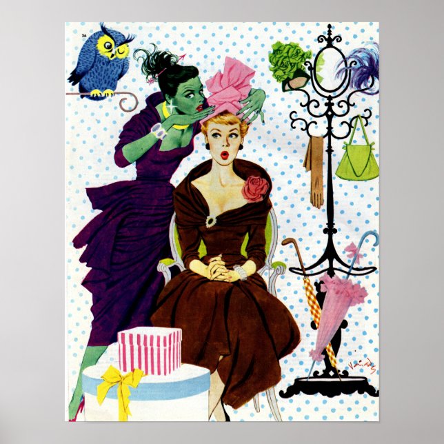 1956 Jealousy whispers into Gloria's ear Poster (Front)