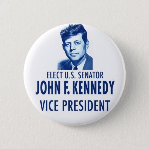 1956 JFK John F Kennedy Senator VP Campaign Button