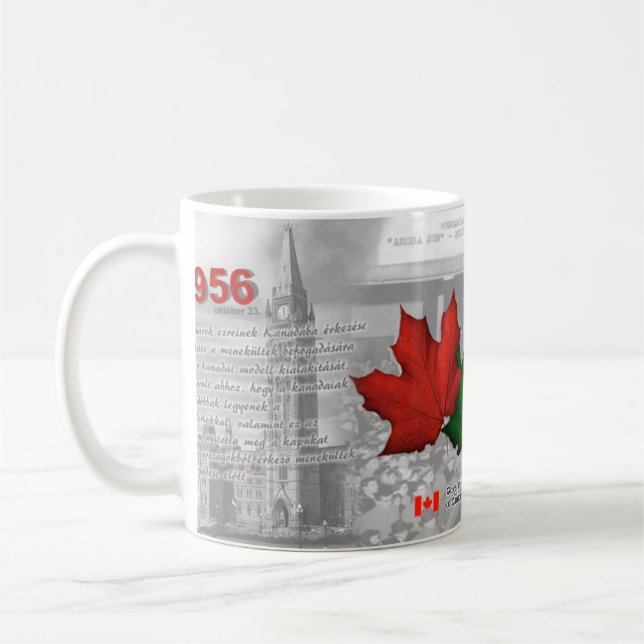 1956-os forradalom, Kanada vonatkozásában Coffee Mug (Left)