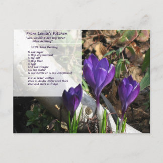 1956 Salad Dressing Postcard