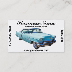 1956 Sedan Deville Cadillac Luxury Car Business Card