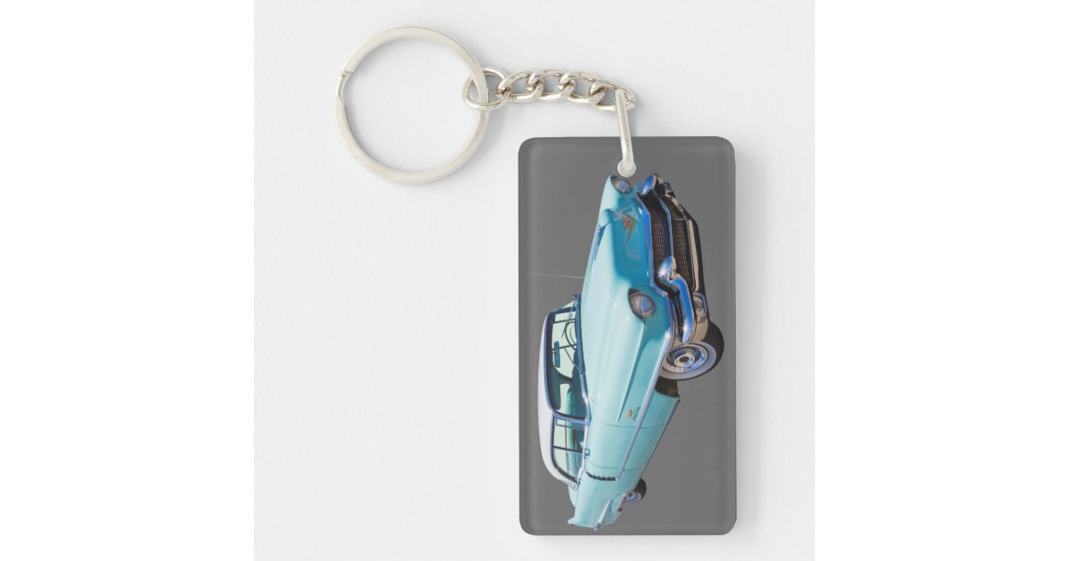 1956 Sedan Deville Cadillac Luxury Car Keychain | Zazzle.com