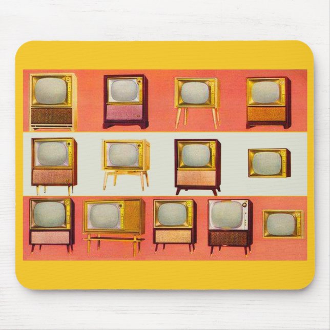 1956 television sets mouse pad (Front)