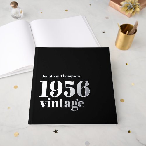 1956 Vintage Name Black Male 70th Birthday Party