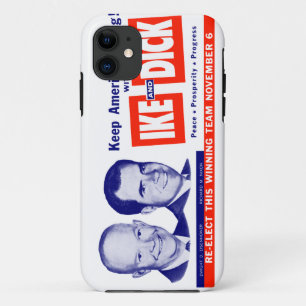 1956 Vote Ike and Dick iPhone 11 Case