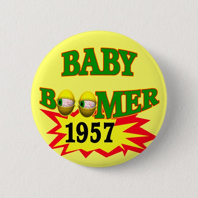 1957 Baby Boomer Button (Front)