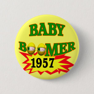 1957 Baby Boomer Button
