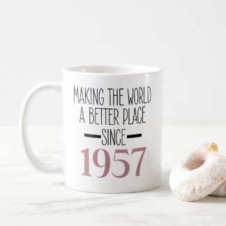 1957 Birthday 70 70th Year Old Women Great Grandma Coffee Mug
