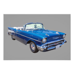 1957 Chevrolet Bel Air 2-door Convertible Photo Print