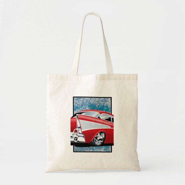 1957 Chevrolet Bel Air Tote Bag (Front)