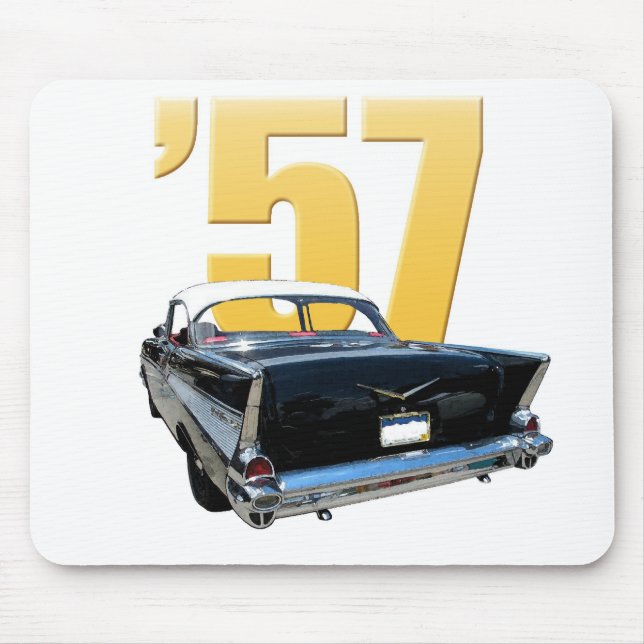 1957 Chevrolet Bel Aire Rear View Mouse Pad (Front)