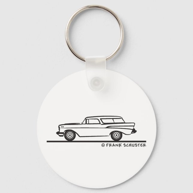1957 Chevrolet Nomad Keychain (Front)
