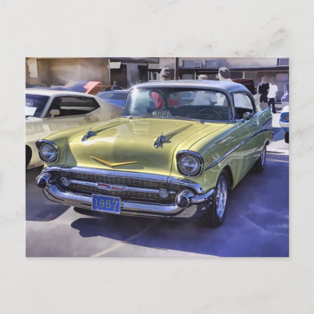 1957 CHEVROLET POSTCARD (Front)
