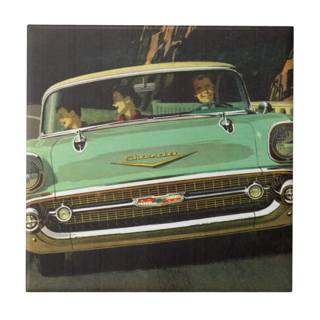 1957 Chevy Bel Air Ceramic Tile (Front)