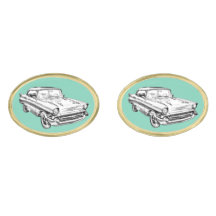 1957 Chevy Bel Air Classic Car Illustration