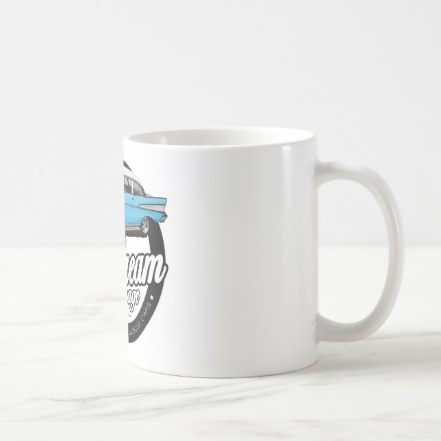 1957 Chevy Bel Air Garage Logo Coffee Mug (Right)