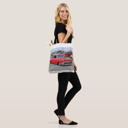 1957 Chevy Bel_Air Hot Rod Tote Bag