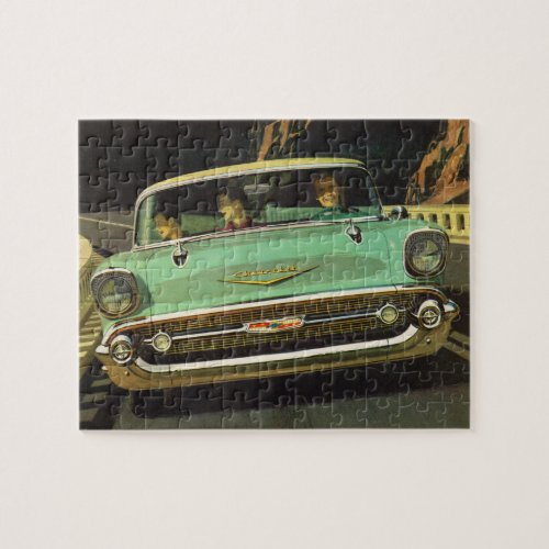 1957 Chevy Bel Air Jigsaw Puzzle