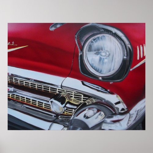 1957 Chevy Bel Air Poster