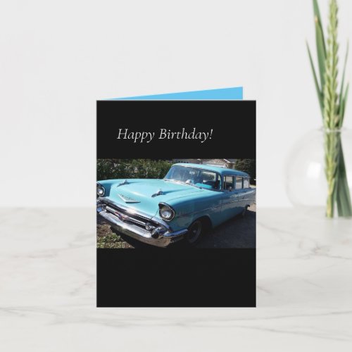 1957 Chevy Birthday Card
