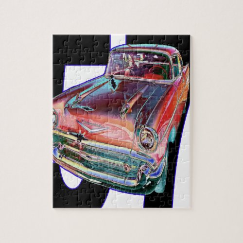1957 Chevy Jigsaw Puzzle