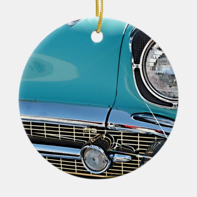 1957 Chevy Nomad Ceramic Ornament (Front)