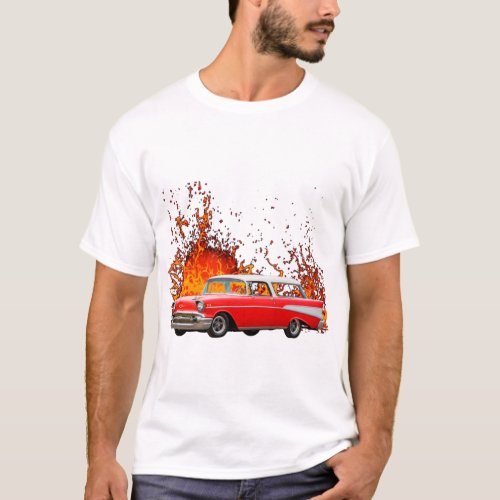 1957 Chevy Nomad T_Shirt