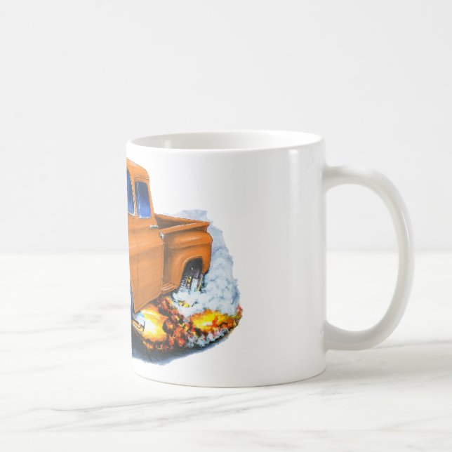 1957 Chevy Pickup Orange Coffee Mug (Right)