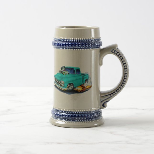 1957 Chevy Pickup Turquoise Beer Stein (Right)