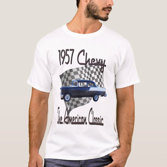 1957 Chevy Tee, An American Classic T-Shirt (Front)