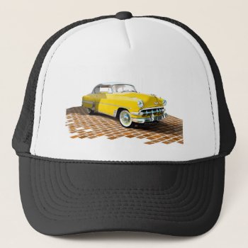1957 Chevy Trucker Hat by buyfranklinsart at Zazzle