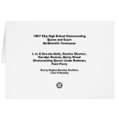 1957 City High Homecoming Queen (Back Horizontal)