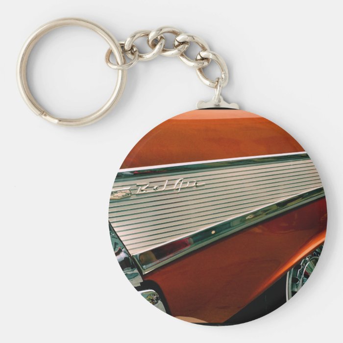1957 Classic BelAir Chevy Keychain Zazzle
