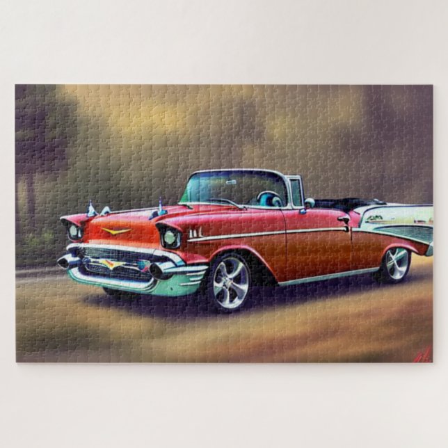 1957 Classic Car Jigsaw Puzzle (Horizontal)