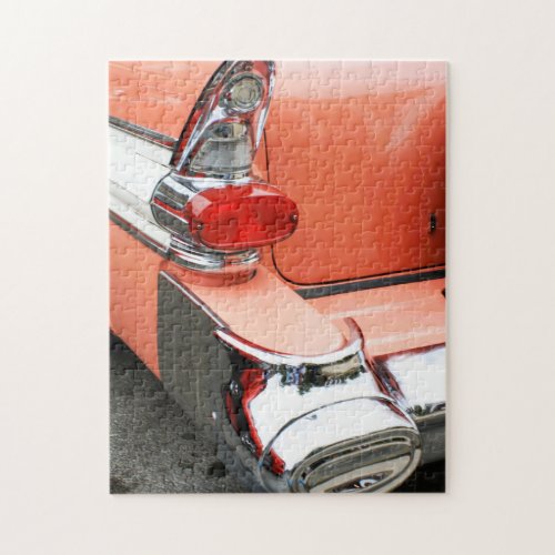 1957 Classic Car Tail Lights Jigsaw Puzzle