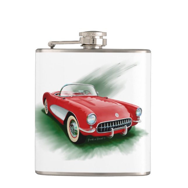 1957 Corvette Flask (Front)