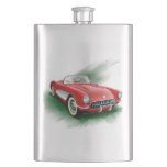 1957 Corvette Hip Flask at Zazzle
