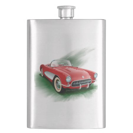 1957 Corvette Hip Flask