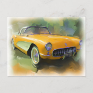 1957 Corvette Postcard