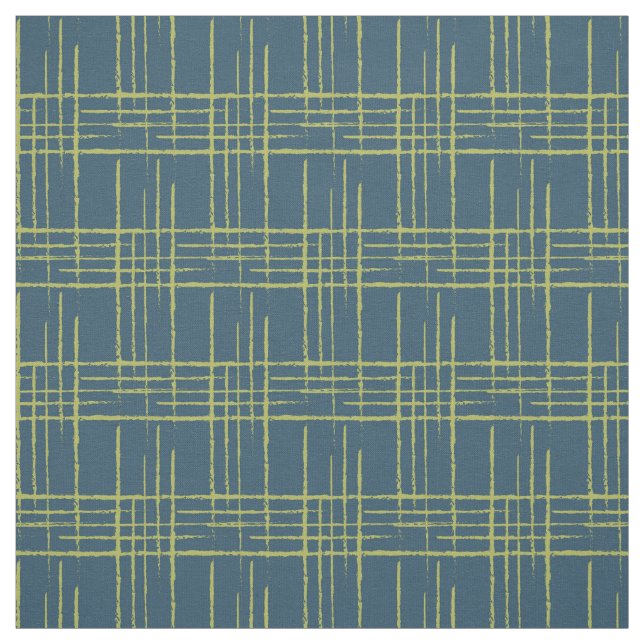 1957 crosshatch blue fabric (Swatch)