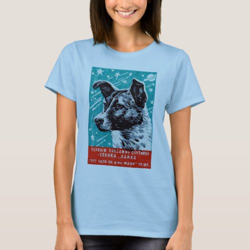 1957 Laika the Space Dog T_Shirt