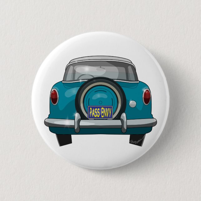 1957 Metropolitan Rear Pinback Button (Front)