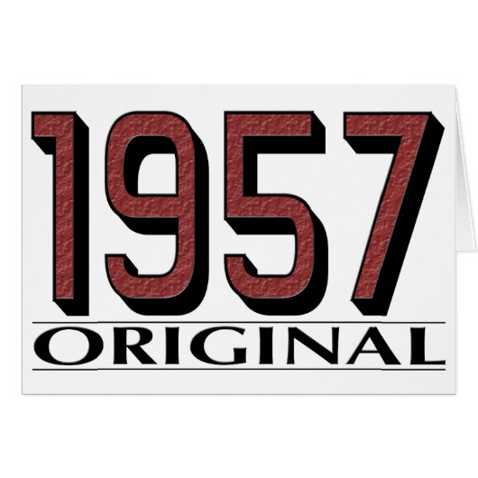 1957 Original Cards (Front Horizontal)
