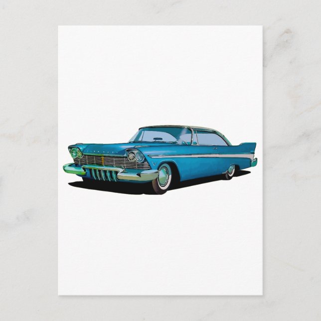 1957 Plymouth Belvedere Sport Coupe Postcard (Front)