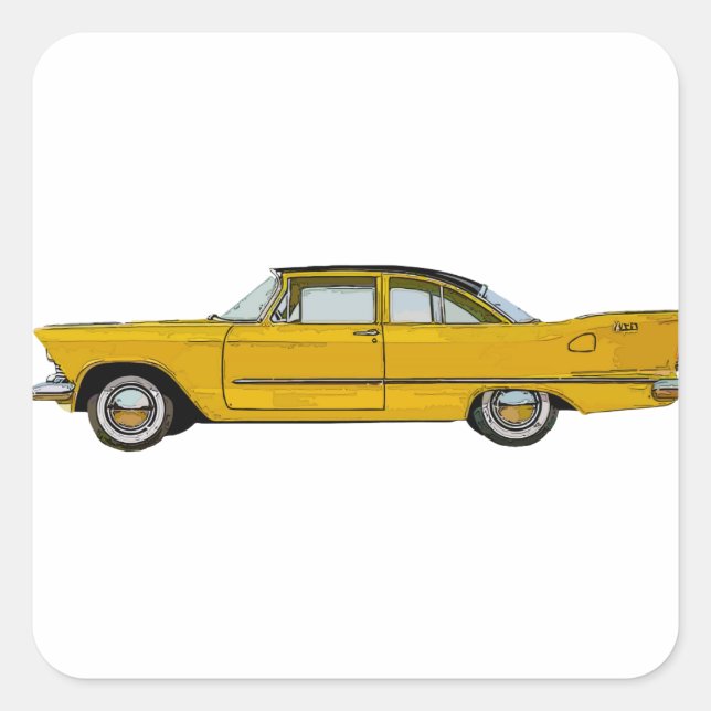 1957 Plymouth Plaza Square Sticker (Front)