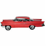 1957 Red Lincoln Capri Keychain<br><div class="desc">Acrylic photo sculpture keychain with an image of a beautiful red 1957 Lincoln Capri. See matching acrylic photo sculpture pin,  magnet,  ornament and sculpture. See the entire Nifty 50s Keychain collection in the SPECIAL TOUCHES | Party Favors section.</div>