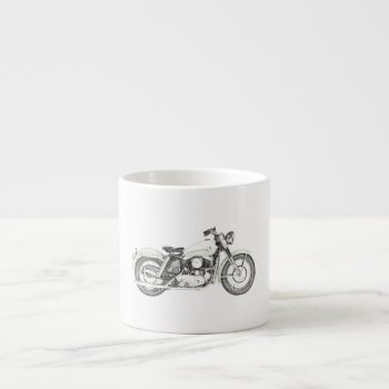 1957 Sportster Motorcycle Espresso Cup by PNGDesign at Zazzle