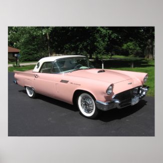 1957 Thunderbird Print.  Available in a variety of sizes.